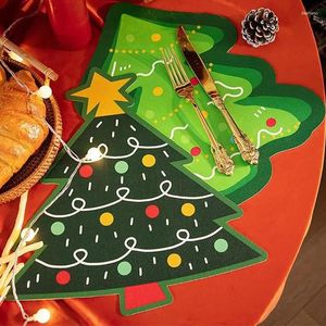 Maty stołowe 1PC Mata Christmas Kitchen blat chłonna pad suchy drenaż dekoracyjny posiłki