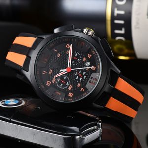 Designer Luxury Watches 6-Pin Full-Function Chronograph Seconds Running Men's High Quality High-End Fashion Rubber Strap Watch F5546