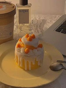 Kokulu mum pastası aromaterapi mum doğum günü el hediye Instagram aile aromaterapi mum sevimli hediye aromaterapi mum sazlık yayılımı wx