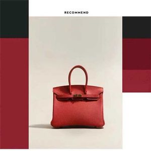 Big Platinum 2024 Bag Designer Red Wedding Bridal Litchi Mönster stor kapacitet läder handhållen crossbody 02A8