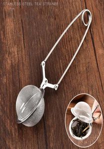 5шт -чайные инструменты из нержавеющей стали чайный шарик Spoon Spoon Tea Mesh Ball Infuser Fitmers с ручкой Drinkware5810026