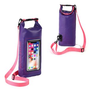 뜨거운 판매 2L 방수 백 PVC 방수 수영 가방 2-in-1 휴대 전화 가방 수영 가방