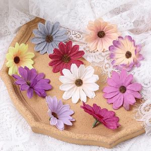 Decorative Flowers 10/20Pcs Artificial Flower Silk Double-Layer Sunflower Home Room Decoration Party Garden Wedding Decor DIY Gift