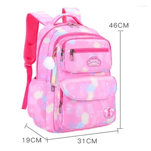 Bolsas de bolsas escolares gradiente de cor ransel Livro infantil Princesa Mochila Infantil