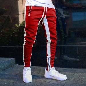 Mens Casual Fashion Pants Streetwear Sportswear Skinny Male Trousers Gyms Tracksuits Bottoms Hip Hop Joggers Sweatpants 240514