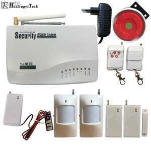 Sistemas de alarme Entrega gratuita Segurança doméstica sem fio GSM Sistema de alarmes Intercom Controle remoto