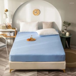 Set di biancheria da letto foglio impermeabile copertina materasso solido 1 pc telo da letto in gomma elastico moderno da 150 200 cm