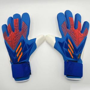 Спортивные перчатки дизайнерские вратарь -защита пальцев Профессиональные мужчины футбольные адвокаты по футболу.
