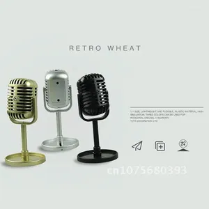 Mikrofony Klasyczny dynamiczny mikrofon w stylu vintage w stylu dynamiczny wokalny stojak retro na żywo Karaoke Studio MIC MIC
