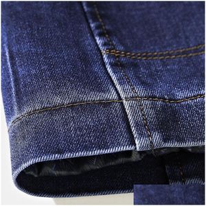 Мужские костюмы Blazers бренд джинсовый пиджак мужской курт для осенней весной тонкий толстый хлопковой костюм, куртки Men Mascino 3xl 200922 Dro dhvd5