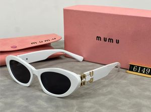 Occhiali da sole marca mumu Donne uomini progettano grandi occhiali da sole per esterni scatola di design opzionale di lavori opzionali affamati di colori fisici più giovani 6149 Cattura colorato