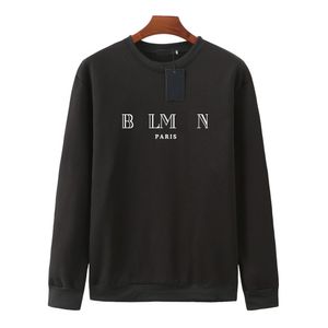 2024 autumn and winter new explosions single shoulder gold buckle Bal cotton loose pullover long sleeve couples men's and women's sweater Asian plus size m-xxl