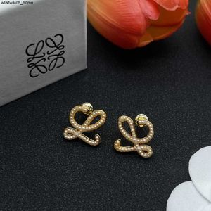Designer design for Stud Hoop Huggie 18K Gold Plated designer earrings jewlery women Pearl Earring Wedding Party Jewerlry 2024 O8BC