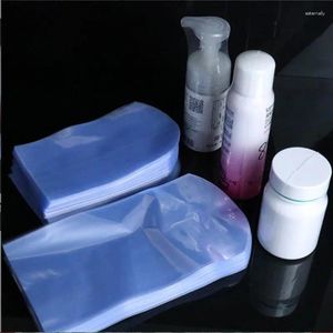 Storage Bags Round Head Heat Shrink Bag PVC Film Top Curved Packaging Vacuum Plastic