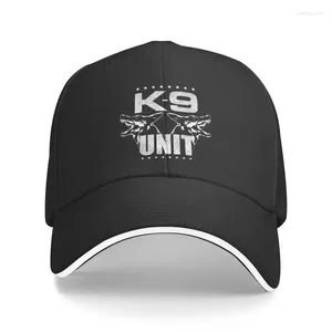 Caps de bola Custom K-9 Unidade Cão de beisebol para homens Mulheres respiráveis pastor alemão Papai Hat Out Outdoor