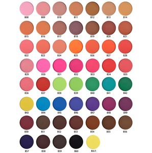 1PCSシングルアイシャドウパウダーDIY鮮やかな輝くアイシャドウラウンドカラー120colors for choice1670629
