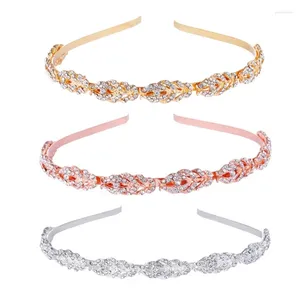 Parti Malzemeleri Rhinestones Crownpiece Headband Düğün Müdürleri Kadın Gelin Duş Başlık