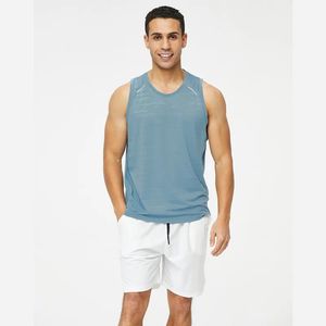 LL Мужчина рубашка рубашка Mens Mens Sports Blank Tank Top Top Out Travout Cotton Muscle Top Top Clothing