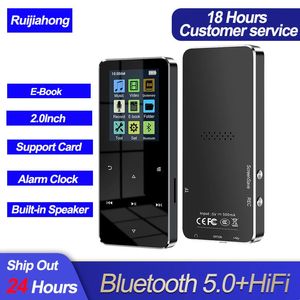 MP4 Player 20Inch Metal MP3 Music HiFi Bluetooth 50 Support Card Builtin Ser With FM Alarm Clock EBook 240506