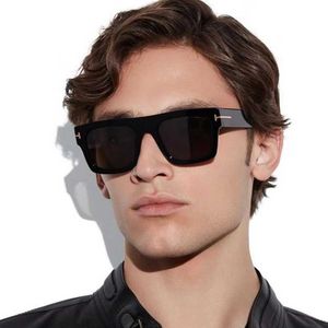 Okulary przeciwsłoneczne duże okulary przeciwsłoneczne dla kobiet mężczyzn Square płaskie duże okulary przeciwsłoneczne męskie luksusowe marka projektant modnych odcieni vintage Oculos de Sol Y240513