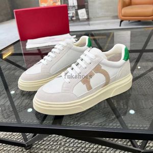 Gancini Designer Men skor reser läder snörning sneaker mode lady platt löpande tränare brev kvinna sko plattform män gym sneakers storlek 38-44 5.14 02