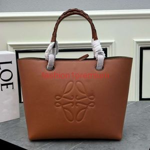 Anagram Tote In Classic Calfskin Luxury Handbag Top Designer Tote Bag Women Fashion Shoulder Top Handle Bags Calfskin Lace-up Closure Shoulder Or Carry