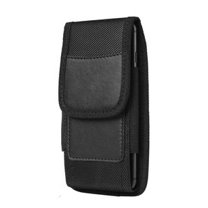 Fashion Design Vertical Nylon Belt Clip Holster Pouch Buckle Case Cover For 4.0inch-6.7inch Phone iPhone Samsung Wallet Card Holder