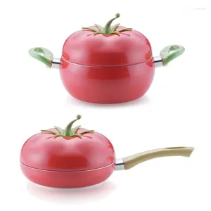 Pannor Fruit Tomat Stockpot Stekpanna Matlagningspanna Kastor Induktion Spis