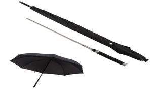 Fashion Black Long Griff Regenschirme Männer Automatisch windprofessionelles Regenschirm Business Sword Warrior Selbstverteidigung kreativer sonniger und regnerischer 3272408