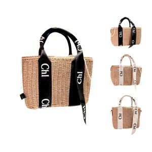 Fashion woodys weave shopping large Designer bag for woman handbags Luxury luggage Cross Body Straw Beach bags mens Shoulder Tote Clutch summer Raffias basket bags