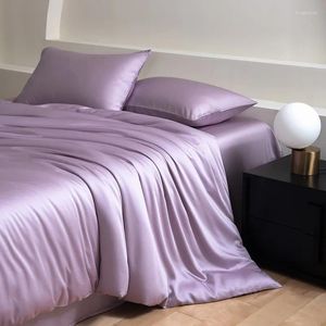 Set di biancheria da letto 600tc eucalipto lyocell premium semplice set di colori solidi natura morbido piumino setano coperchio foglio foglio di cuscinetti della famiglia Dimensioni familiari