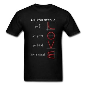 기하학 대수 방정식 그래프 tshirts a ll is love math science 문제 블랙 패션 티셔츠 플러스 크기 새로운 티셔츠 210410 3k7y