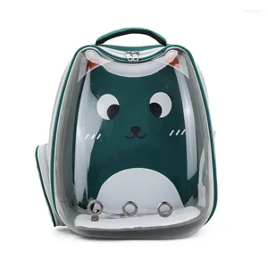 Cat Carriers The Space Pet Outing Backpack Transparent Dog Out Breathable Portable Comfortable Bag Supplies
