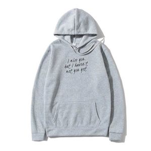 Men's Hoodies Sweatshirts I Miss You Unisex Outerwear Boyfriend SweatSweatshir Girlfriend Outerwear Couple Hoody New Arri Y240510