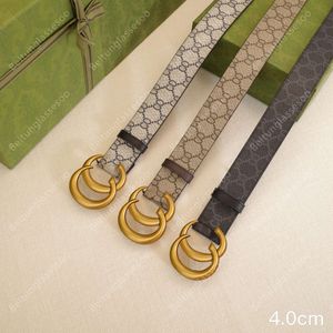 Luxury Bling Belt Designer Belt Best Sell Cinture Di Lusso Big Belt äkta läder Tryckt präglad toppkvalitet Brons Silver Snake Buckle Classic Double Letters