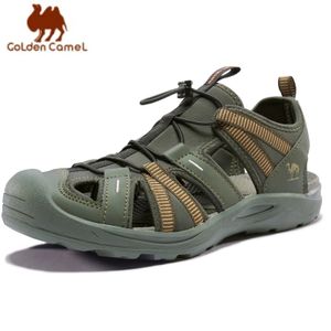 GOLDEN CAMEL Outdoors Hiking Mens Sandals Summer Closed Toe Sports Sandal Non Slip Water Beach Shoes for Men Slippers 240510
