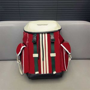 Heiße Doppel -Designer -Rucksack -Tasche Herren Rucksäcke Männer Buchbags Fashion Schoolbag Trend Leder Rucksack Outdoor Reisetasche