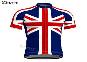 سباق السترات الكلاسيكية Retro Britain National Feeld Pro Cycling Jersey Ximasummer Polyester Men039S Sports Short Short DR7144749