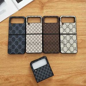 Beautiful Phone Cases Samsungs Galaxy Small group letter Zip 3 4 anti drop case full package Fold5 foldable screen protective Factory wholesale