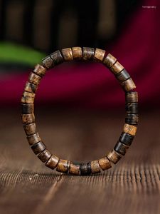 Strand Tarakan Kyara Agarwood Armband Fidelity Old Materials Abacus Beads Female Men's Buddha nedsänkta kategorin Film doftande trä