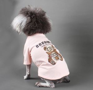Ayı desenli kostüm saf pamuklu evcil köpek giysileri bahar yaz açık hava spor köpek kıyafetleri2350344