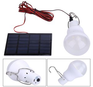 USB 150 LM Solenergi LED -glödlampa Lampa utomhus bärbar hängande belysningsläger Tält Lätt fiske Lantern Emergency LED Flashlight6646491