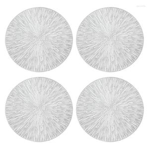 Table Mats PVC Hollow Insulation Pads Bowl Home Decor Heat Resistant Placemat For Dining