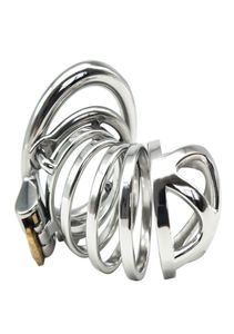 New Male Bondage Device With Urethral Catheter Spike Ring BDSM Sex Toys Stainless Steel Belt Cage7416508