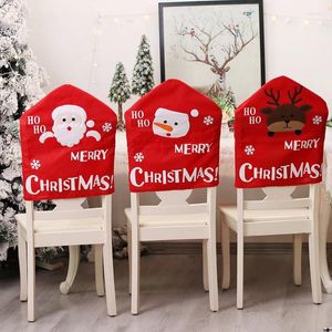 Chair Covers Christmas Dining Cover Spandex Elastic High Quality Slip Chaise Stretch For Party El Banquet