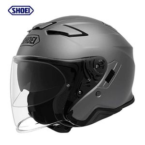Shoei Smart Helmet J-Cruise2 JC من الجيل الثاني من العدسة المزدوجة التي تبحر في الجناح الذهبي 3/4 رأس دراجة نارية الصيف