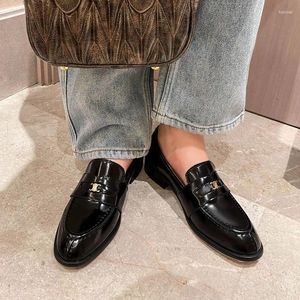 Casual Shoes Guidibasic Genuine Cow Leather Supotors for Women Patent Plataform Soft Penny Oxford