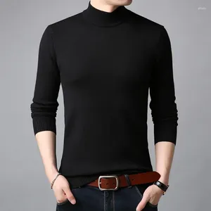 Мужские свитера мужской свитер вязаный вязаный тонкий водолаз