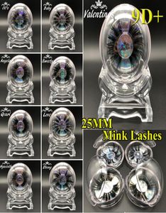 Ny stil 25mm 3D Mink Eyelashes Crisscross Strands Cruelty High Volume Mink Lashes Soft Dramatic Eye Lashes 17 Styles9983645