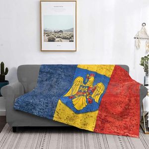 Cobertores Bandeira da Romênia e Braços Patrióticos Greito Super Mobo quente Bucareste Romeno Bucareste